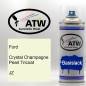 Preview: Ford, Crystal Champagne Pearl Tricoat, JZ: 400ml Sprühdose, von ATW Autoteile West.